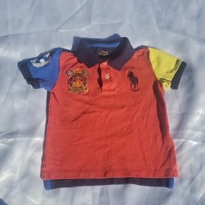 Polo by Ralph Lauren Kids 4T Color Block Polo Shirt